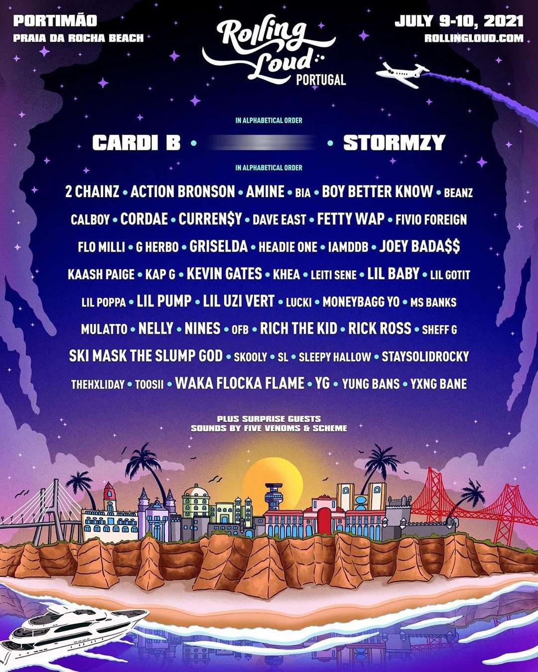 The bill for Rolling Loud Portugal