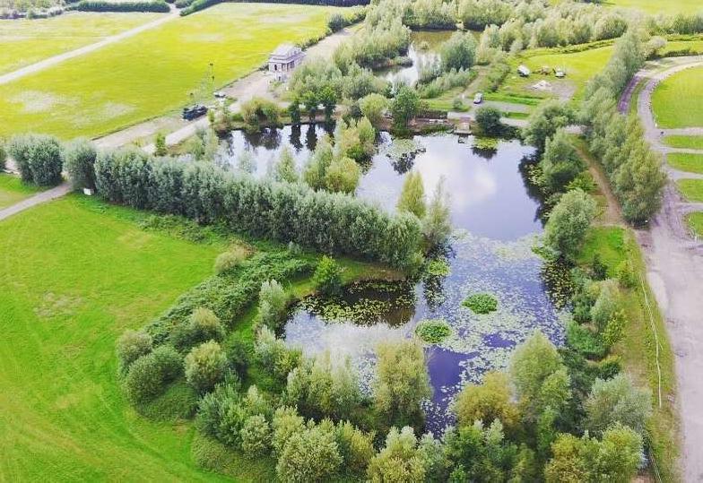86 acres of Apps Court Farm in England.