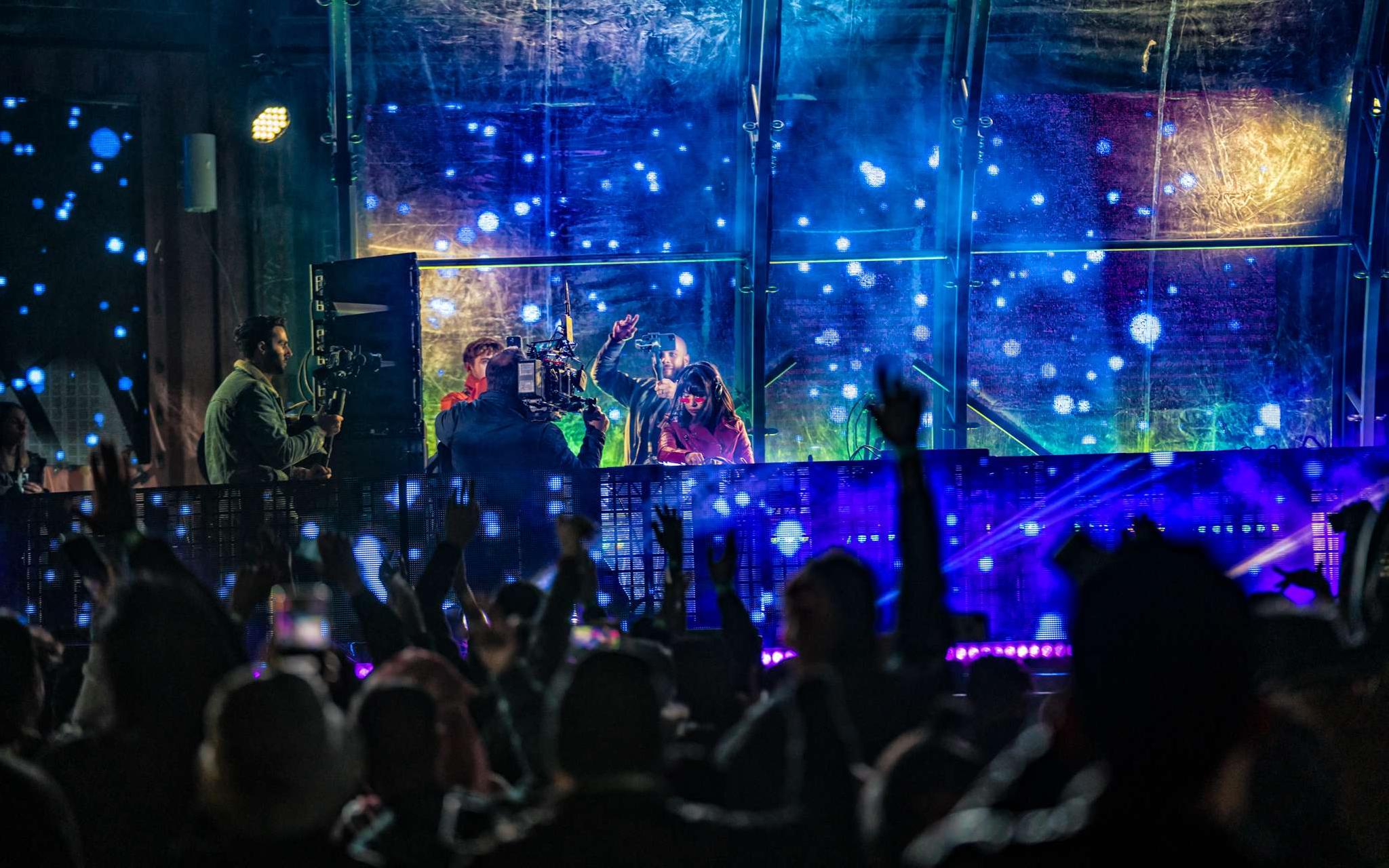 Cosmicat performing live at the first edition of Soundstorm.