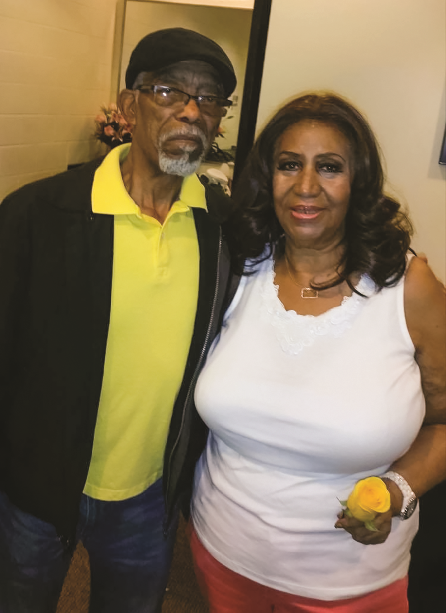 Joe Schaffner and  Aretha Franklin 