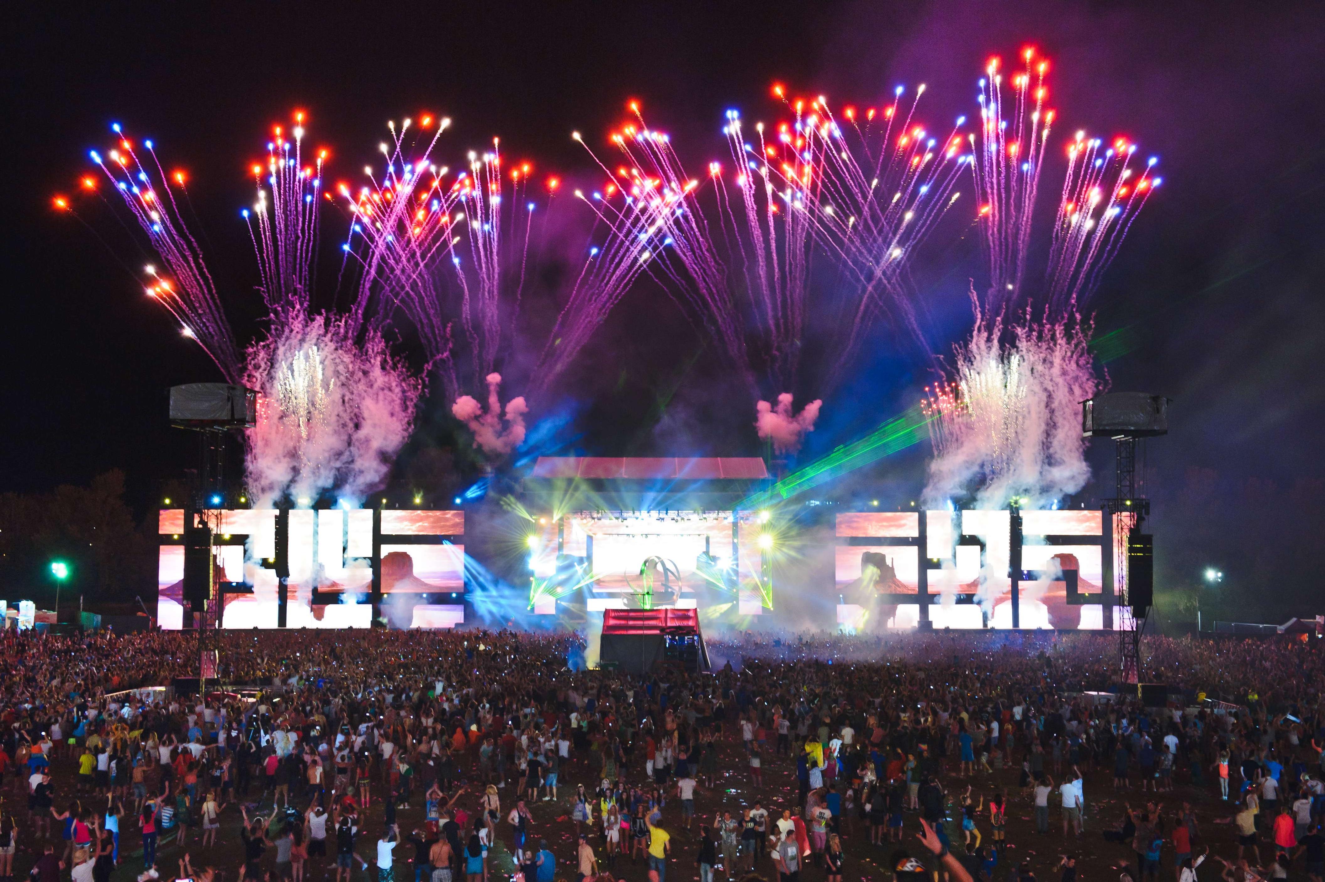 Electric Daisy Carnival at Milton Keynes Bowl, England, on July 12, 2014.