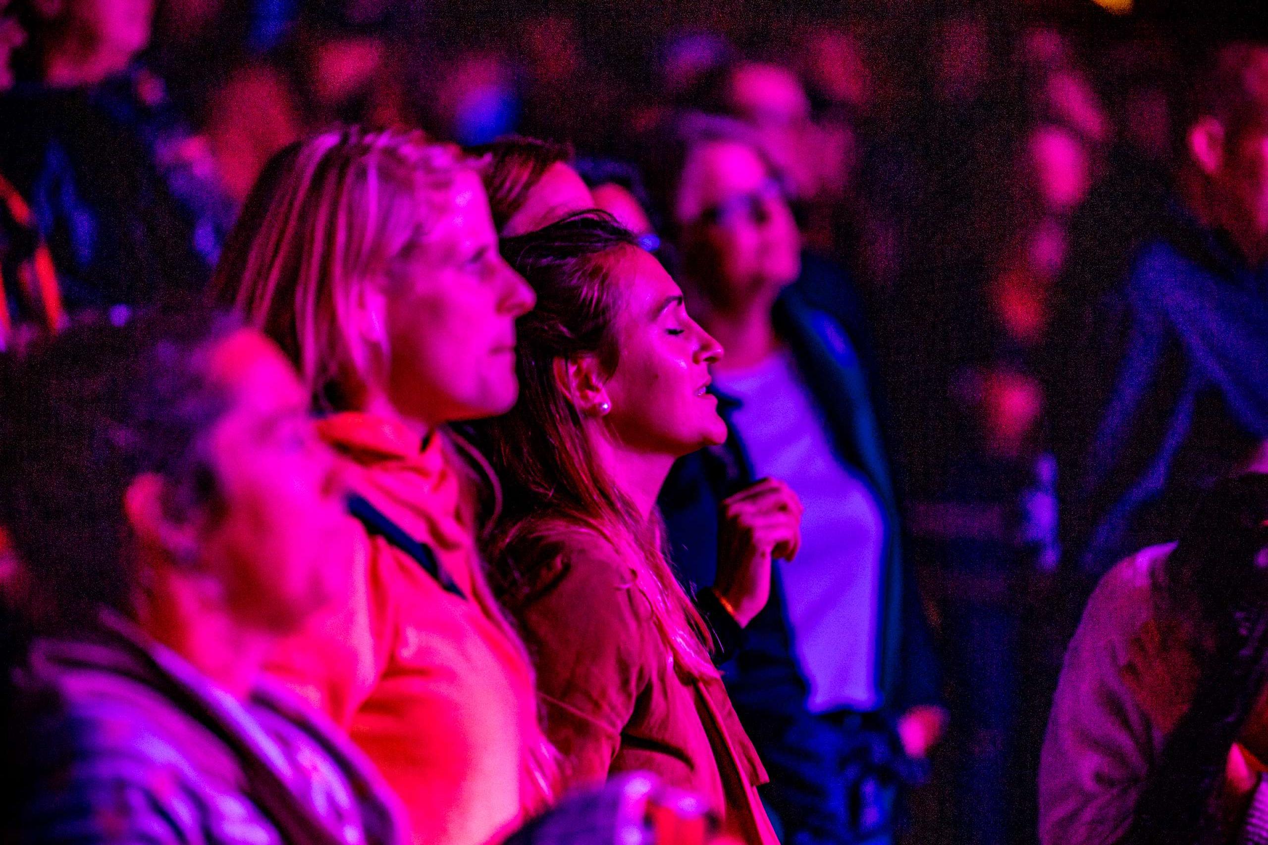 It felt good to be at a live event again. 