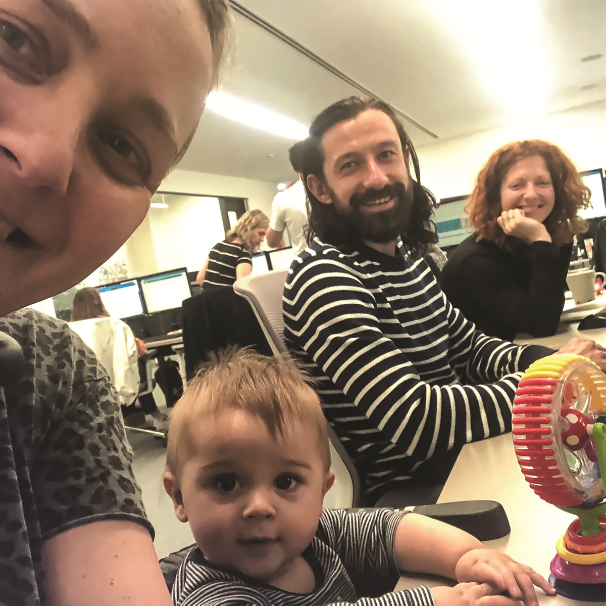 Feeling right at home: 