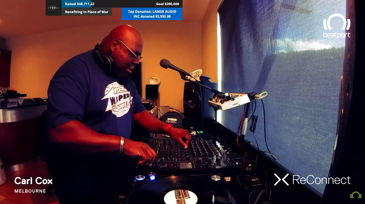 Carl Cox has been supporting Beatport