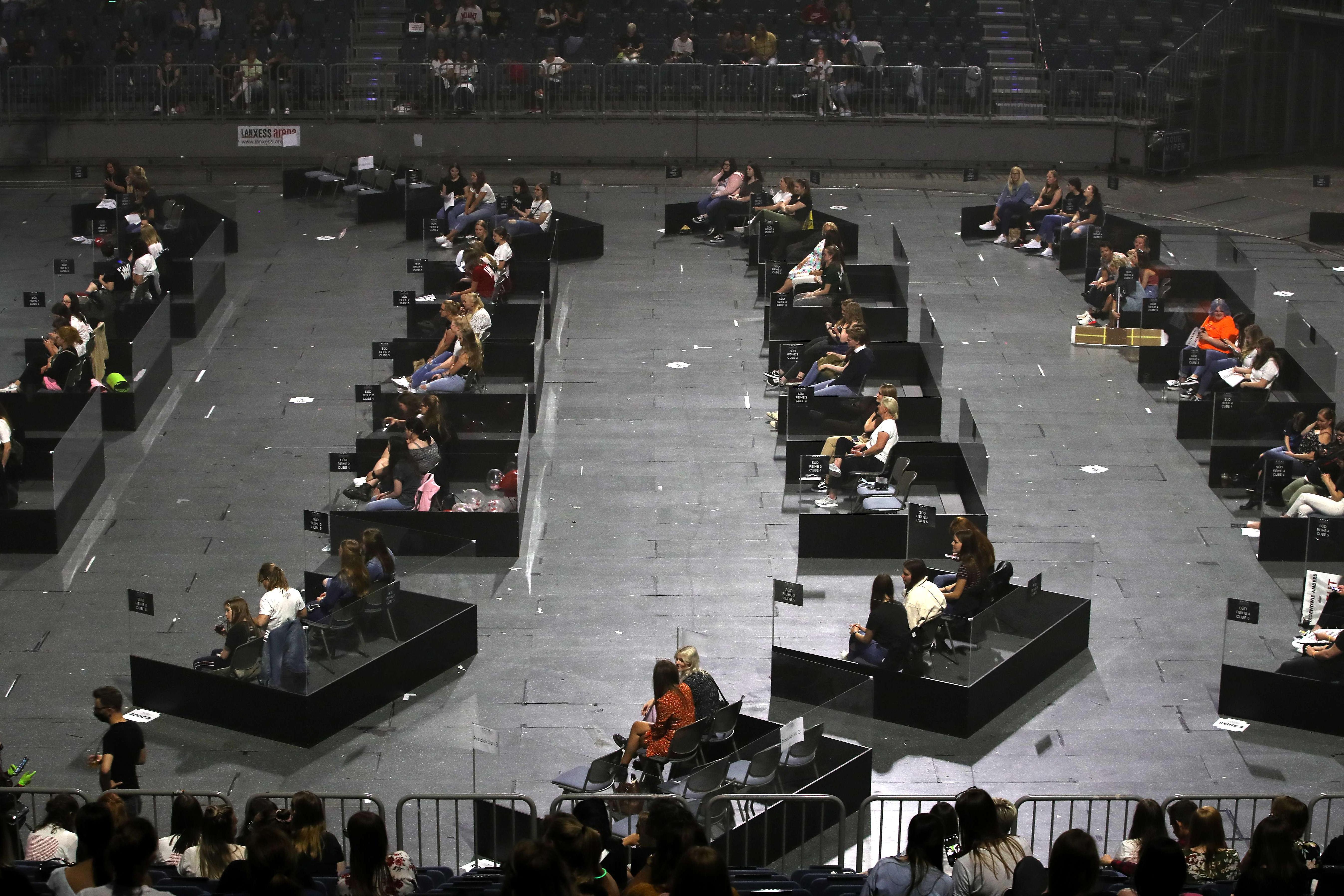 Lanxess Arena in Cologne, Germany, came up with a concept that allows for concerts in times of Covid-19.