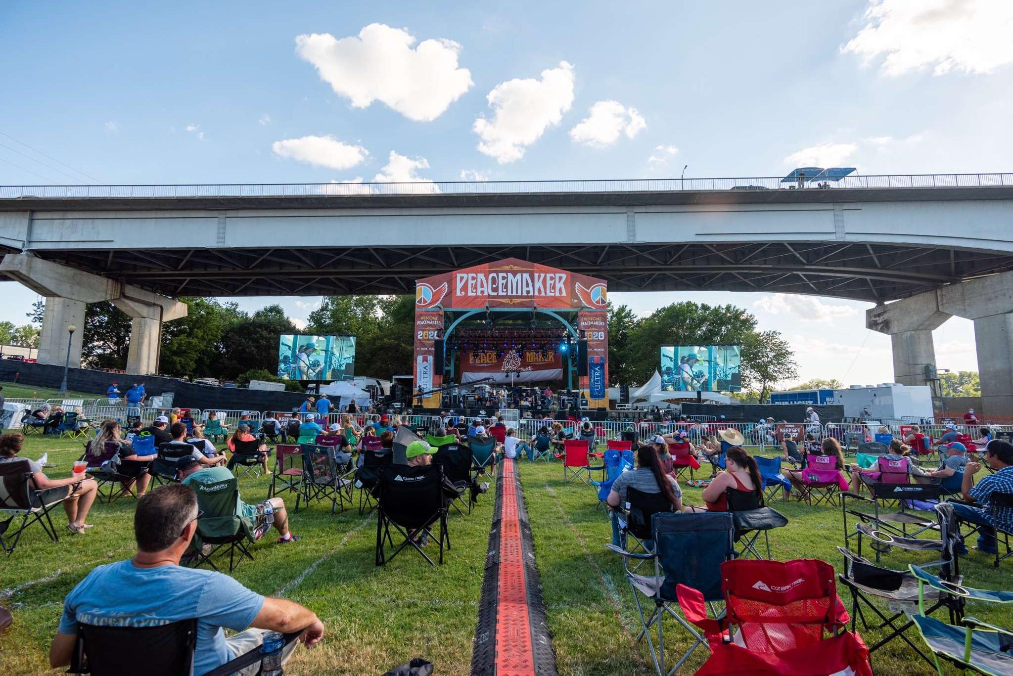 Attendees of Peacemaker Festival