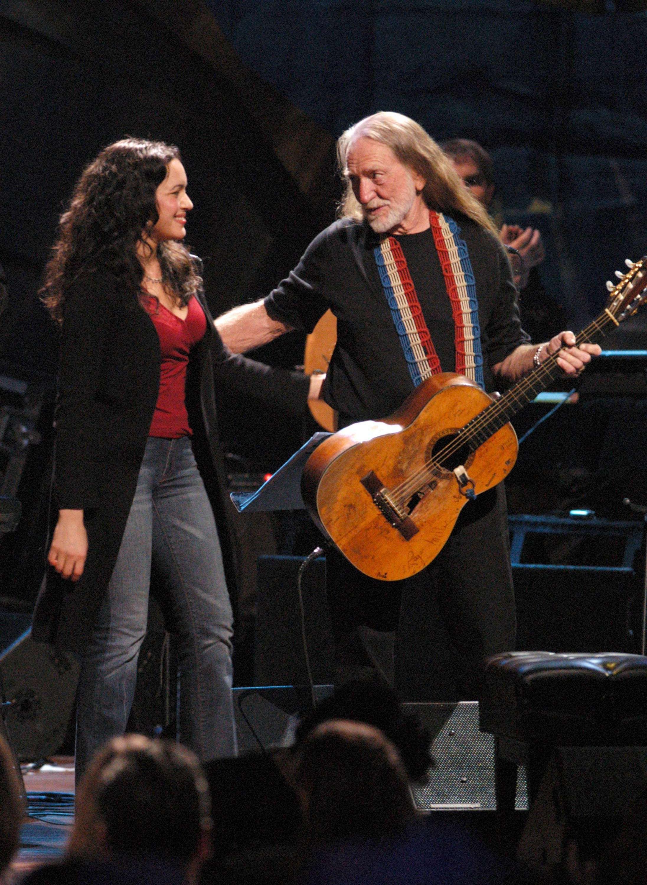 Norah Jones and Willie Nelson