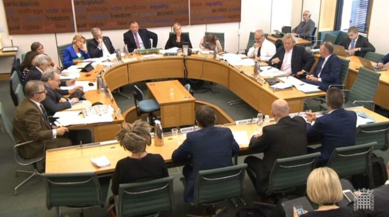 Screenshot parliamentlive.tv