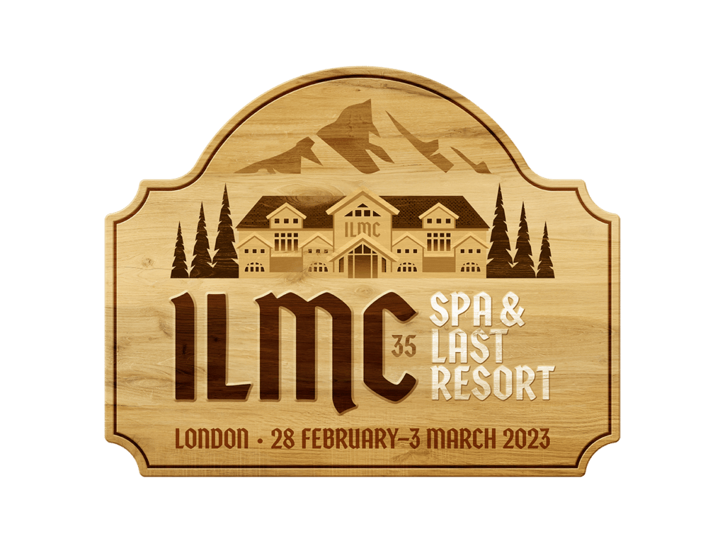 ILMC Alpine Spa Wood Sign