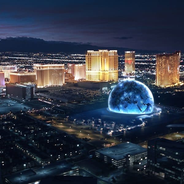 Sphere at The Venetian Skyline Render
