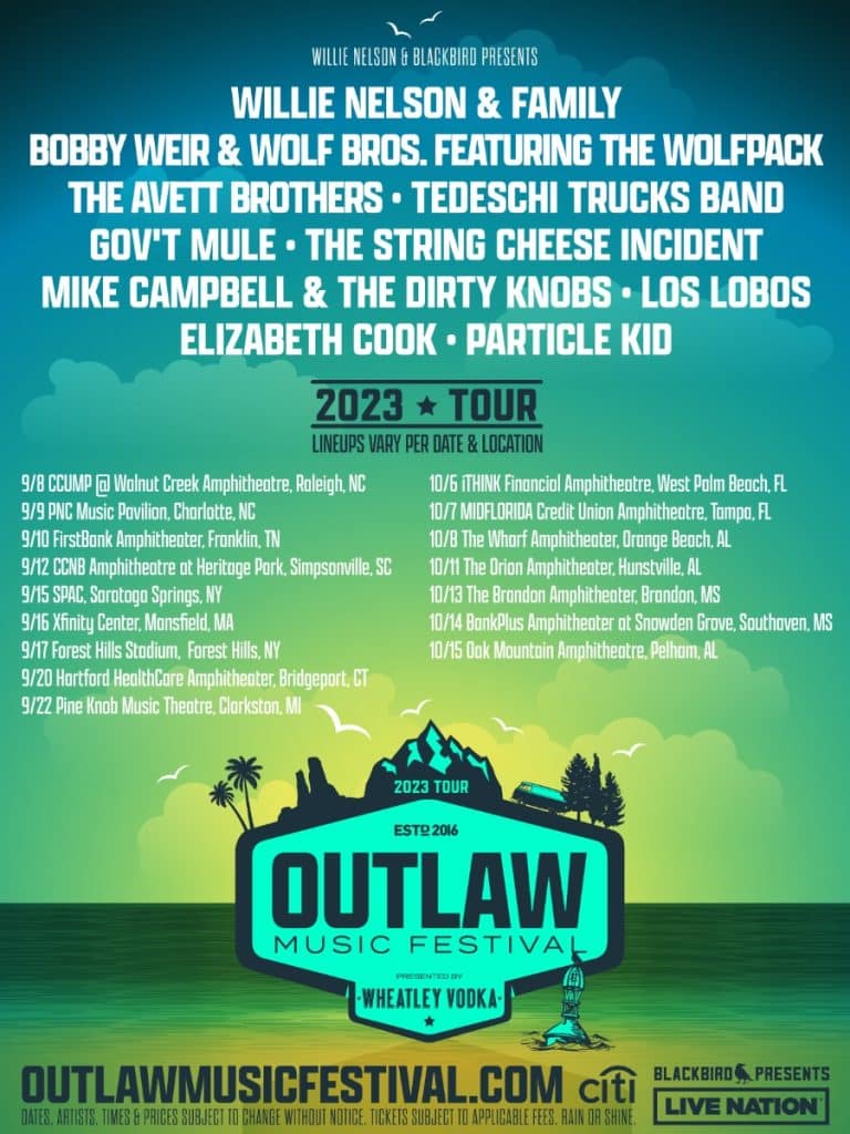 Willie Nelson's 'Outlaw Music Festival Tour' Unleashes Additional Dates