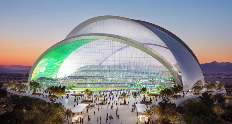 A s Vegas Ballpark Rendering 4 Design by BIG Image by Negativ
