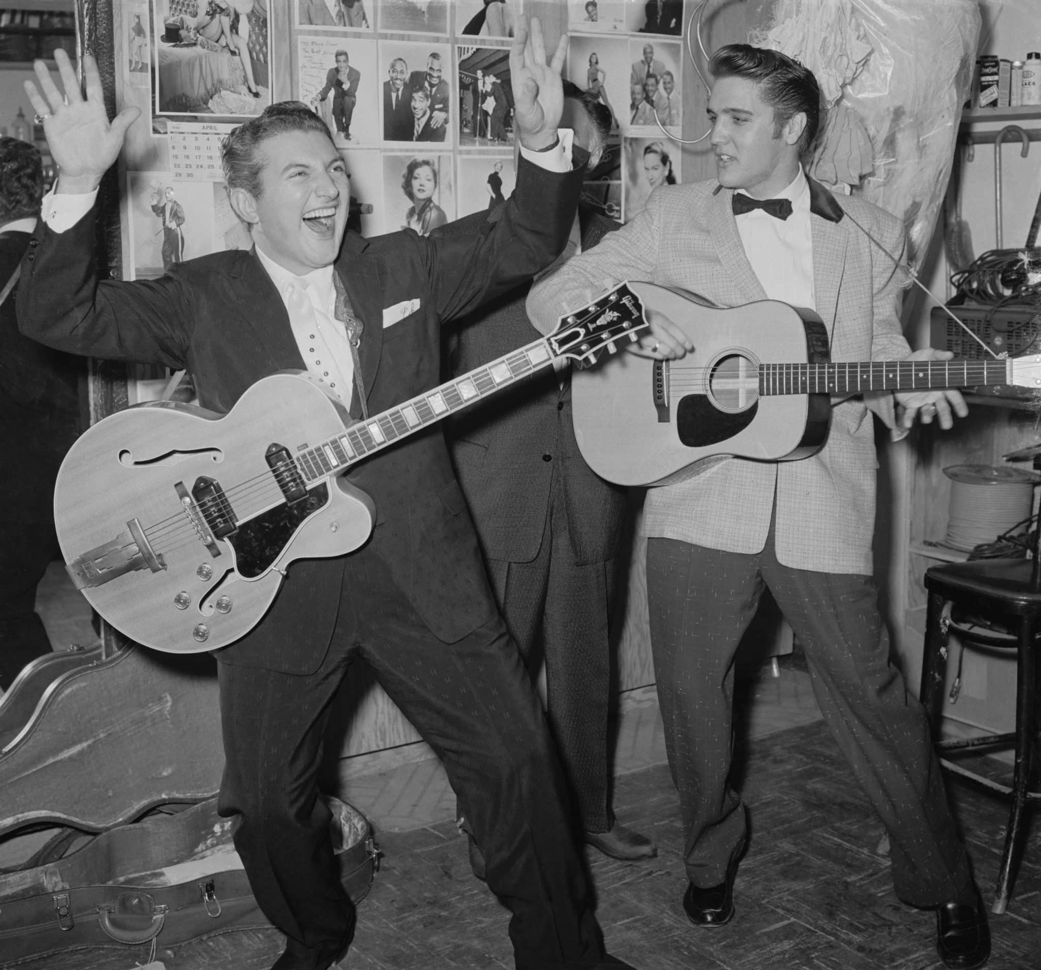 Liberace and Elvis Presley Jamming