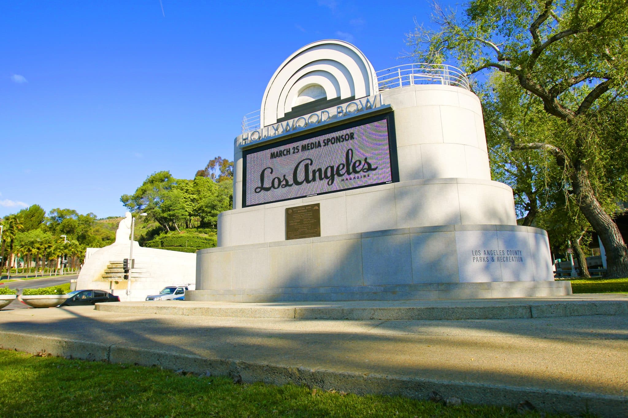 Hollywood Bowl sign in Los Angeles, California