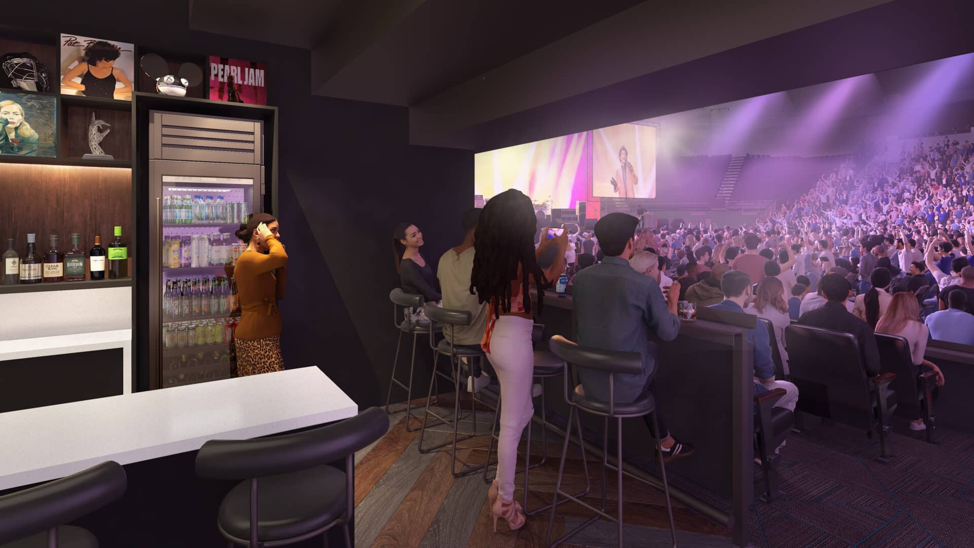 Hamilton Arena floor level suite