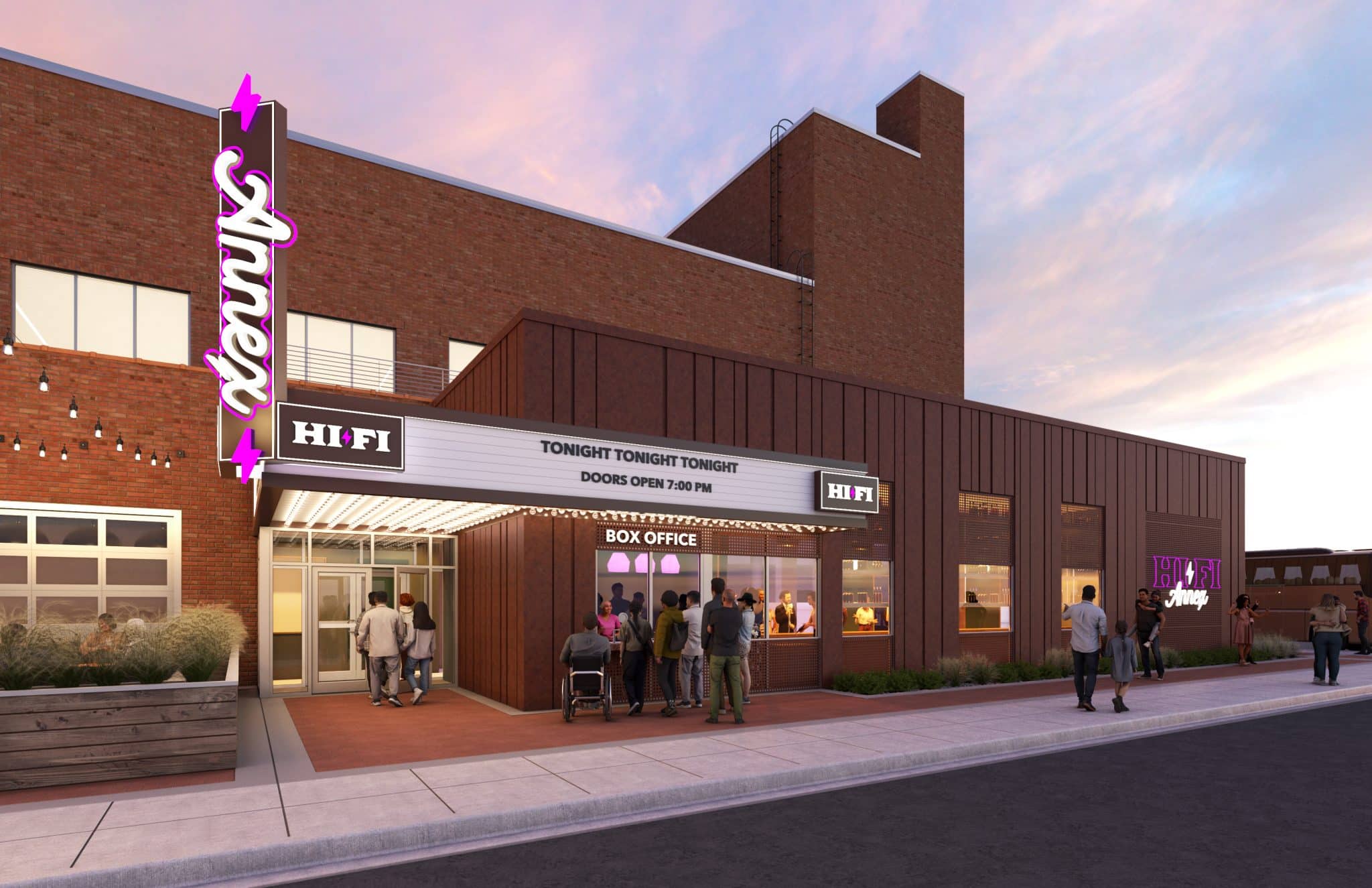 HIFI Addition Rendering Blackline Studios