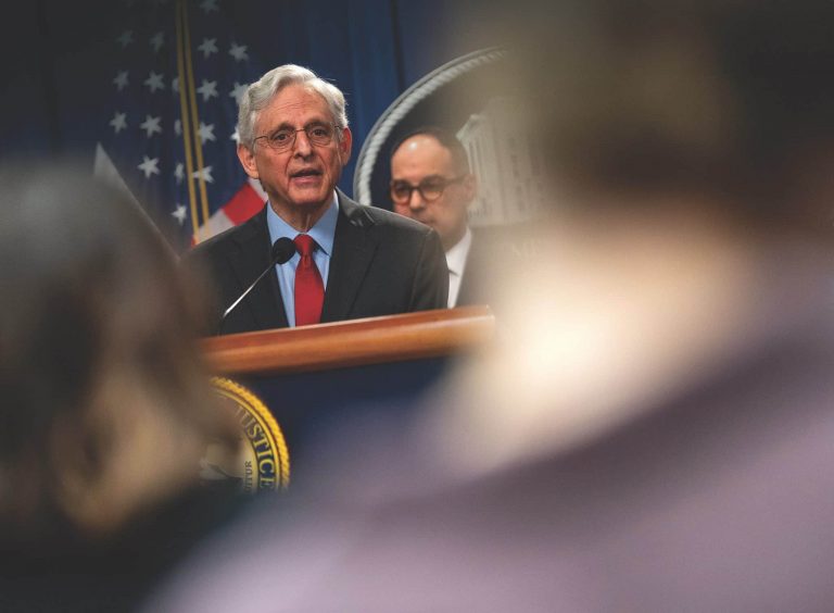 Attorney General Garland Holds Press Conference On Anti Trust Action