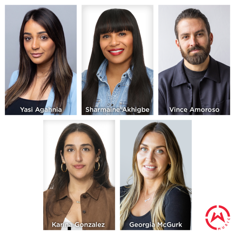 Wass Music new hires Jan 2025 3x2 with names