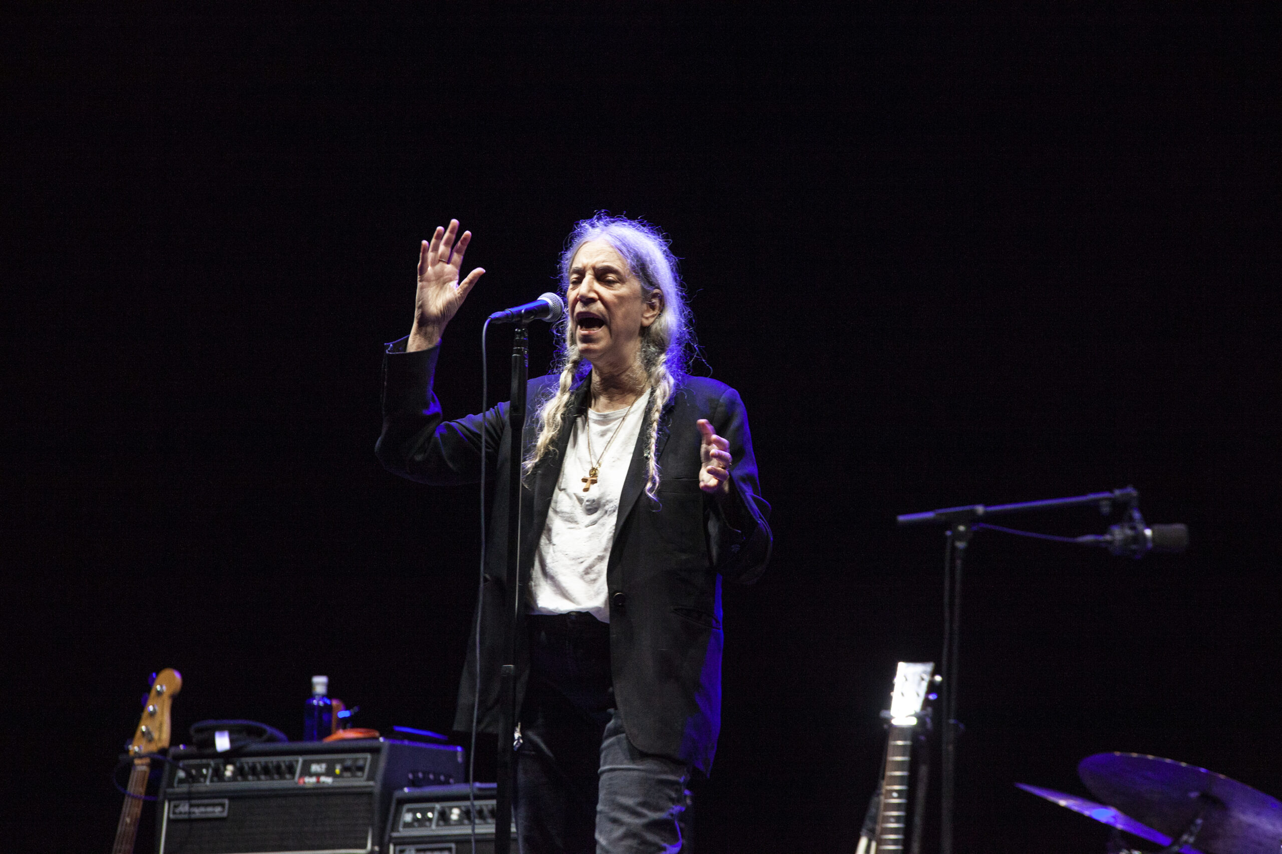 Patti Smith Quartet 1001 Músicas Festival At Alhambra In Granada