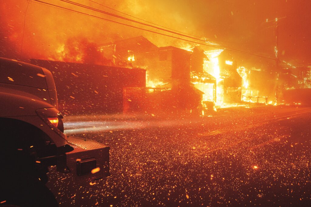 Powerful Winds Fuel Multiple Fires Across Los Angeles Area