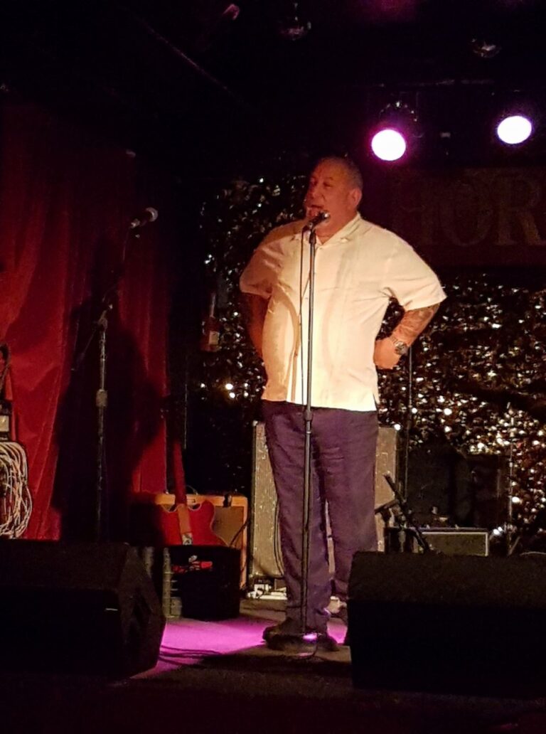 Kenny Sprackman onstage at Horseshoe 2017