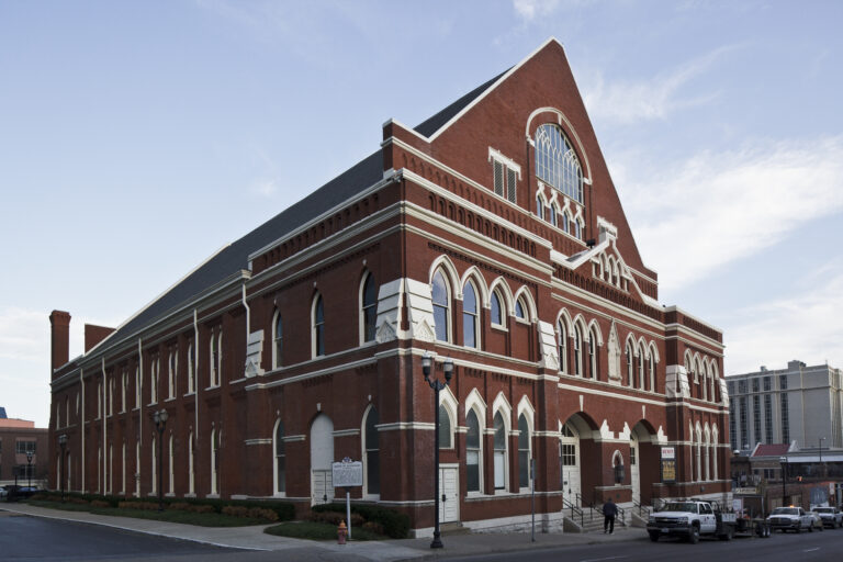The Ryman Auditorium in Nashville.