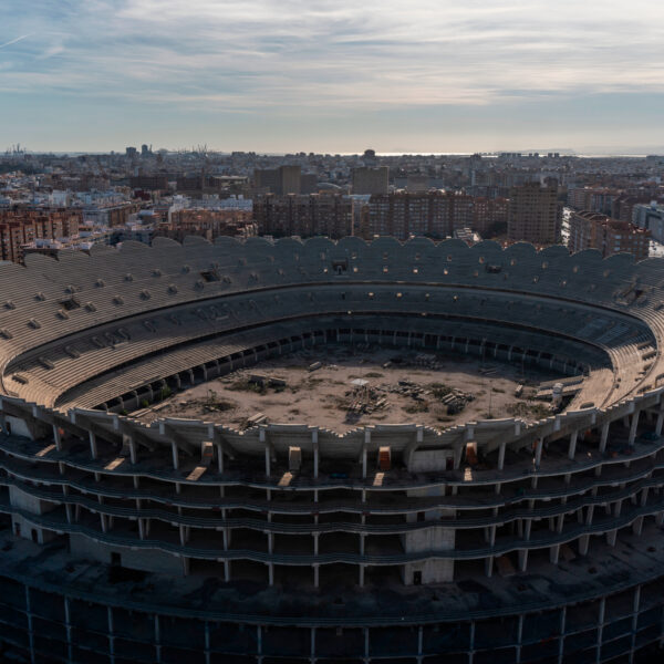Valencia's Nuevo Mestalla Stadium Resumes Construction Work That Has Been Halted For Almost 16 Years