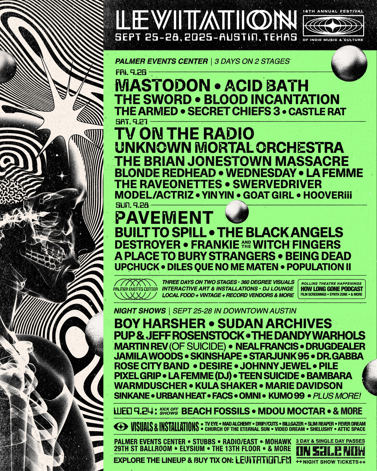 LEVITATION 2025 poster