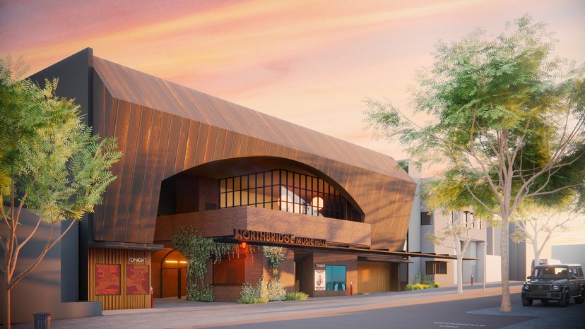 A render of Live Nation's Northbridge Music Hall.