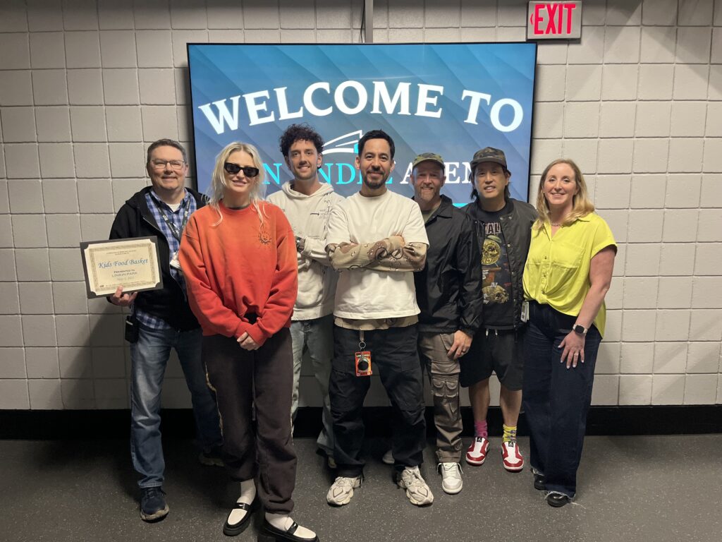 2 ASM Global Assistant GM Chris Machuta and Booking Manager Jackie Morse with Linkin Park at Van Andel Arena in Grand Rapids MI 5 01 25 Horiz