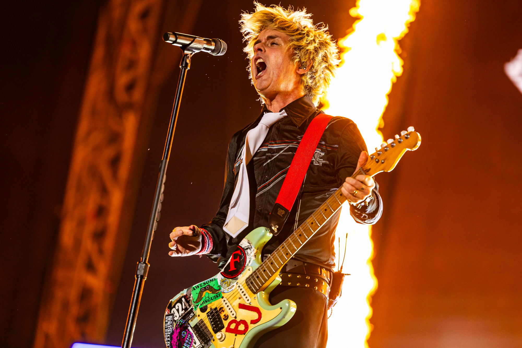 Green Day at Lollapalooza India 2025, produced and promoted by BookMyShow Live