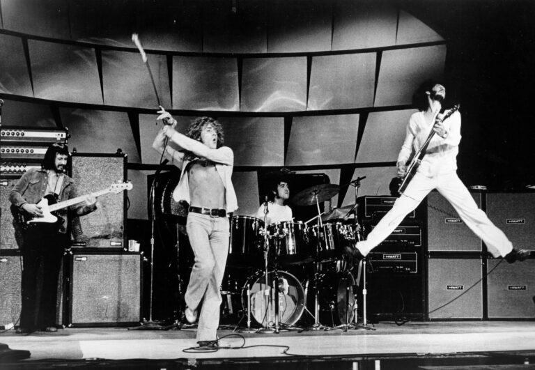 Rock And Roll Band The Who" Performing