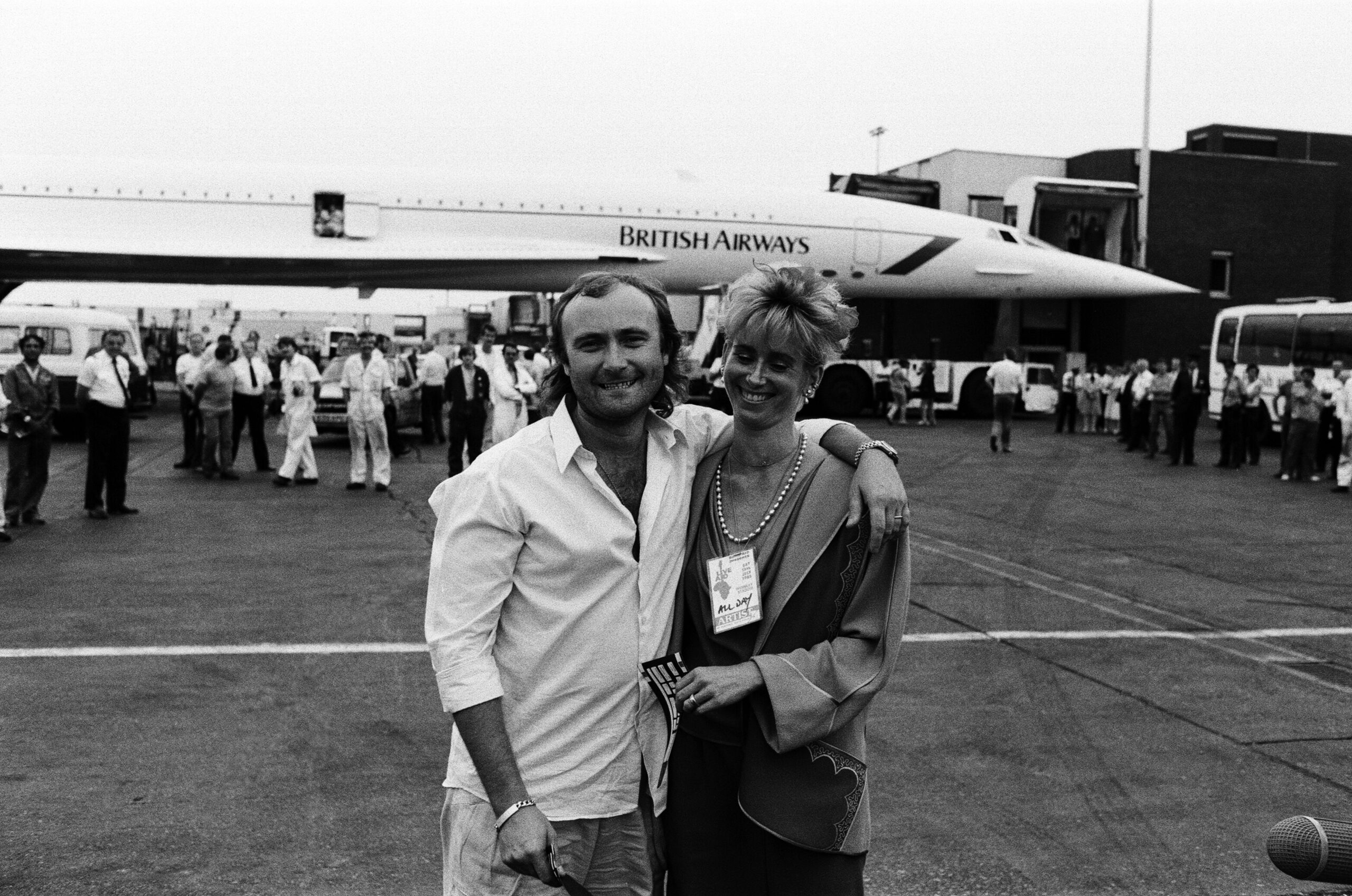 Phil Collins & wife Jill Travelman