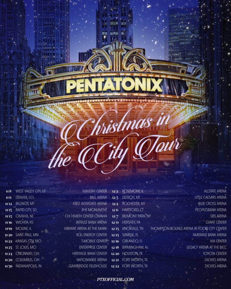 Pentatonix Christmas AllDates 4x5