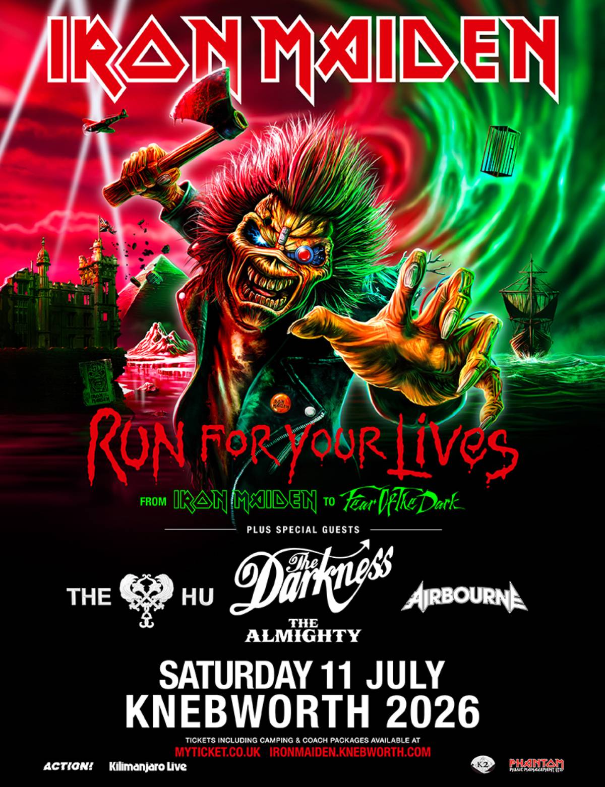 Iron Maiden Announce Massive Knebworth Park 2026 Show With Special