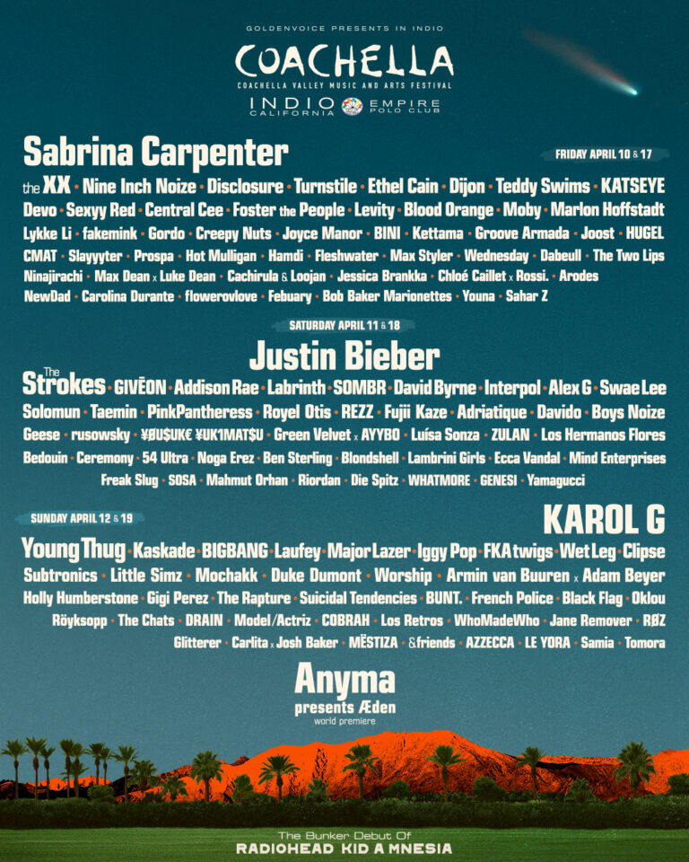 Coachella Lineup Image