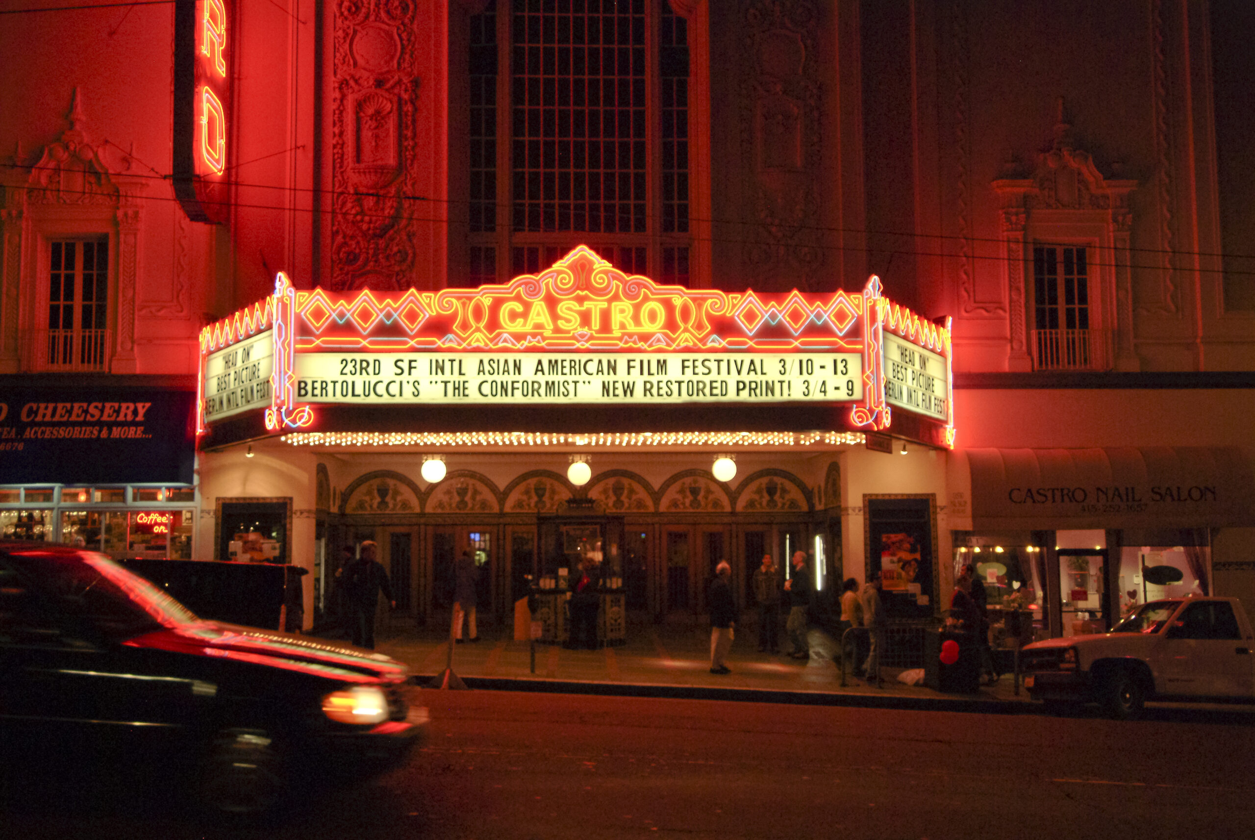 historical Castro Theatre, iconic symbol of gay San Francisco