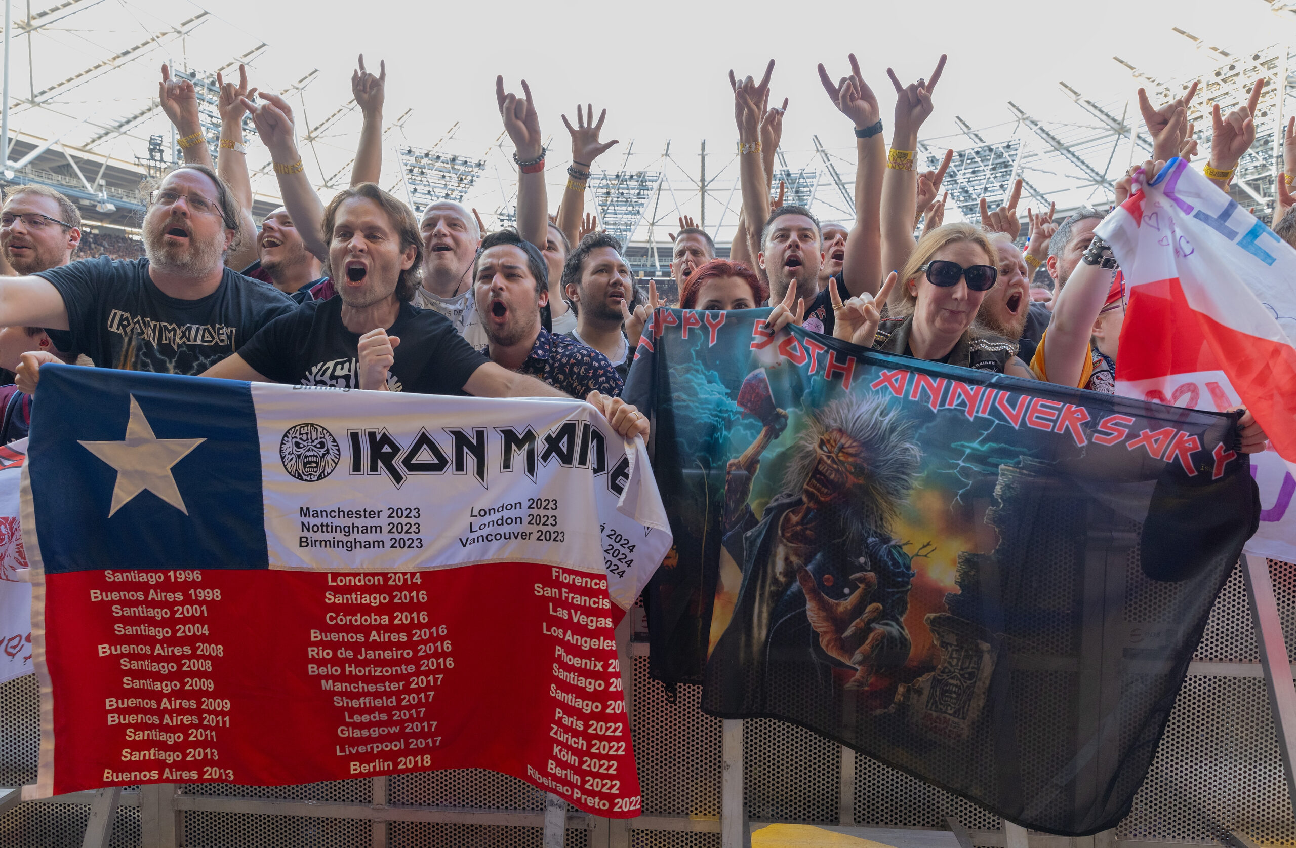 Iron Maiden Perform At London Stadium