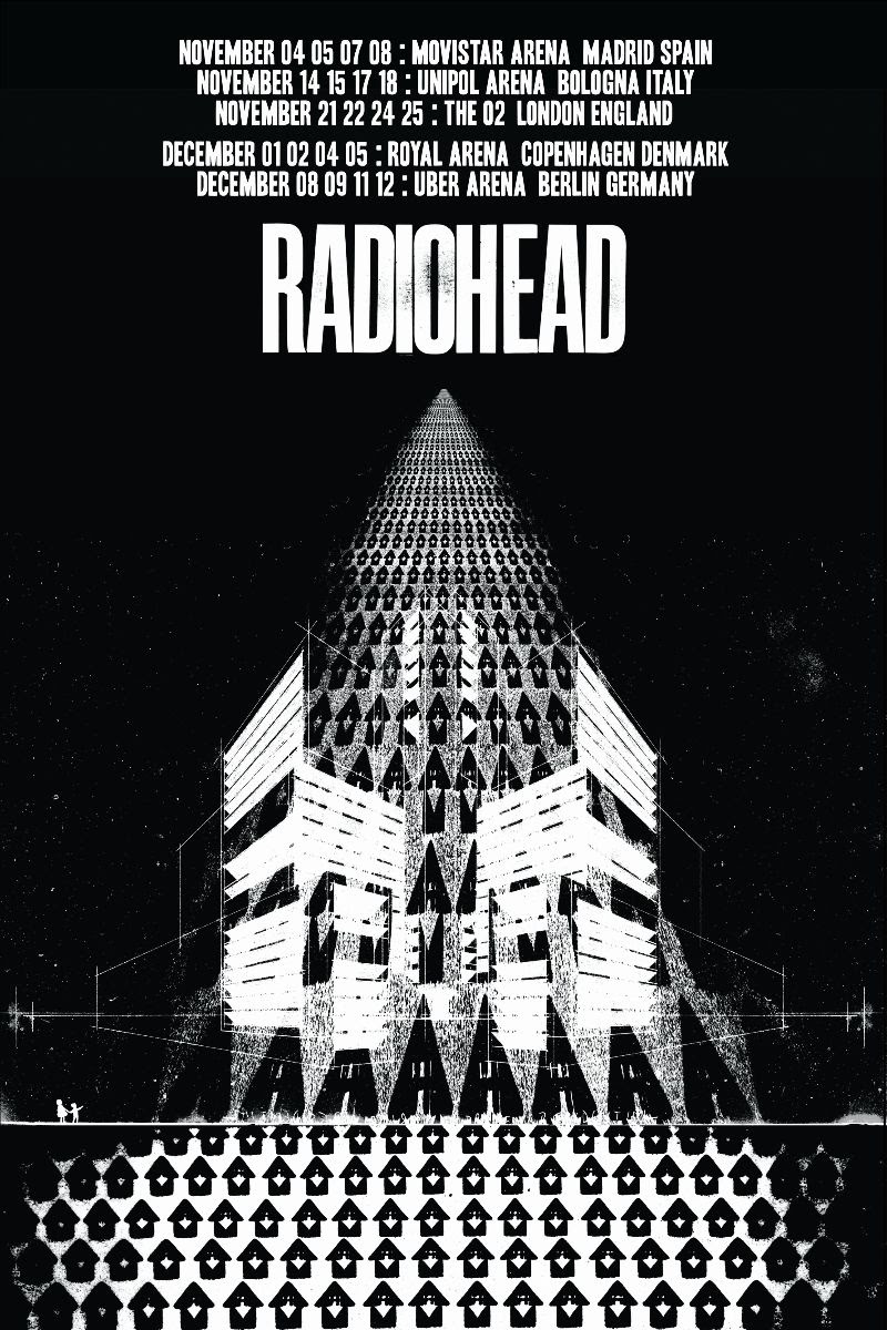 Radiohead's tour poster