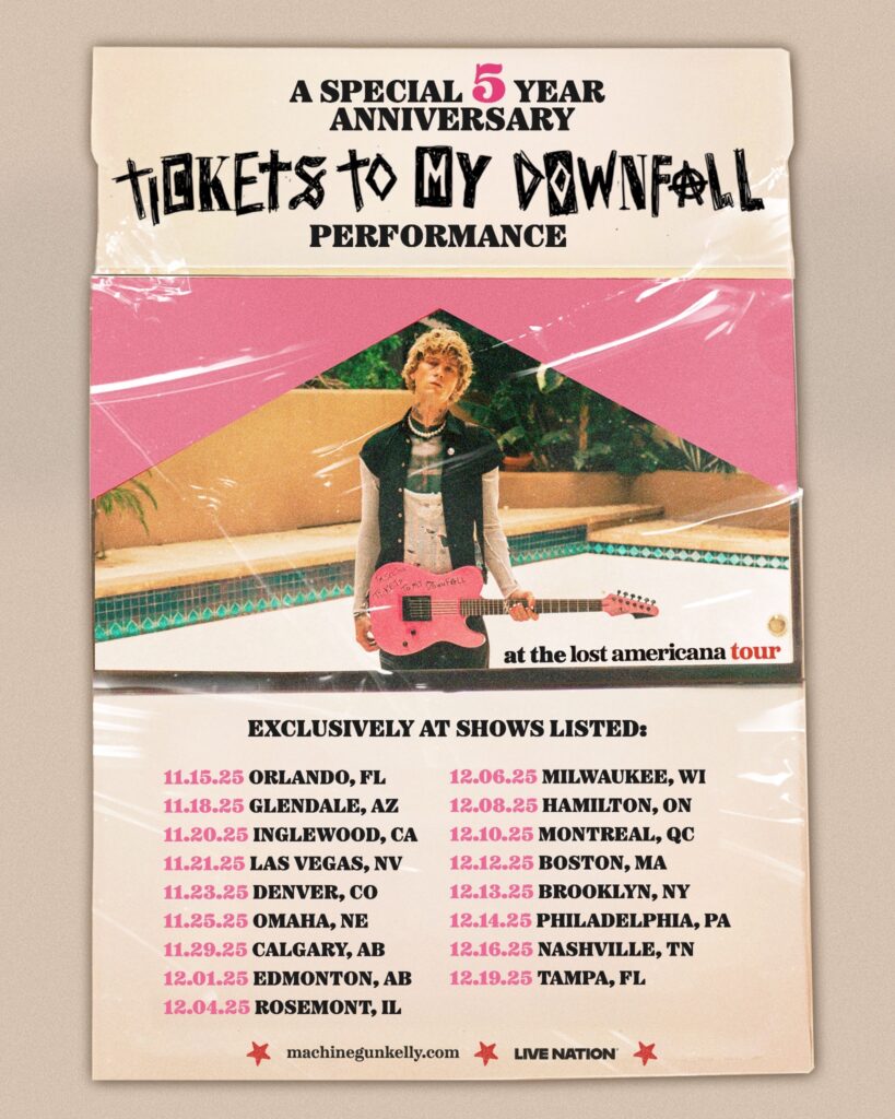 MGK TICKETS 2025 2026 CONCERT TOUR DATES visual data 3