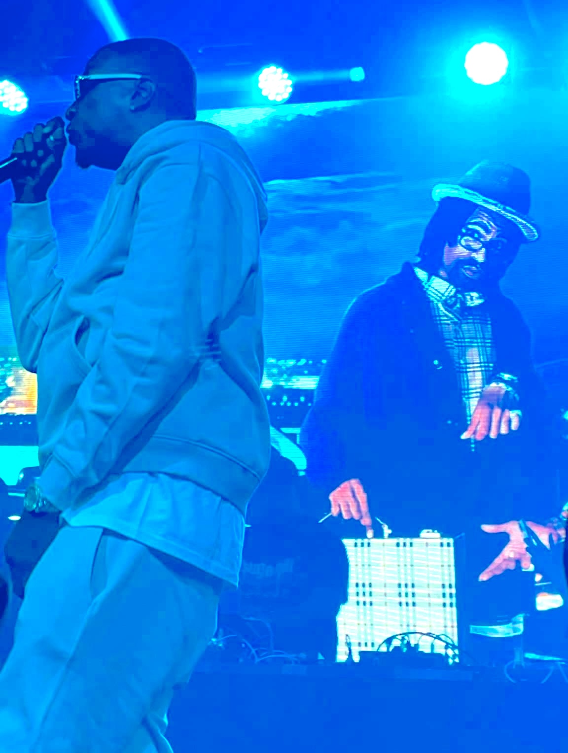 2024 HOTBD B Legit performs in front of Mac Dre image by Tamara Palmer