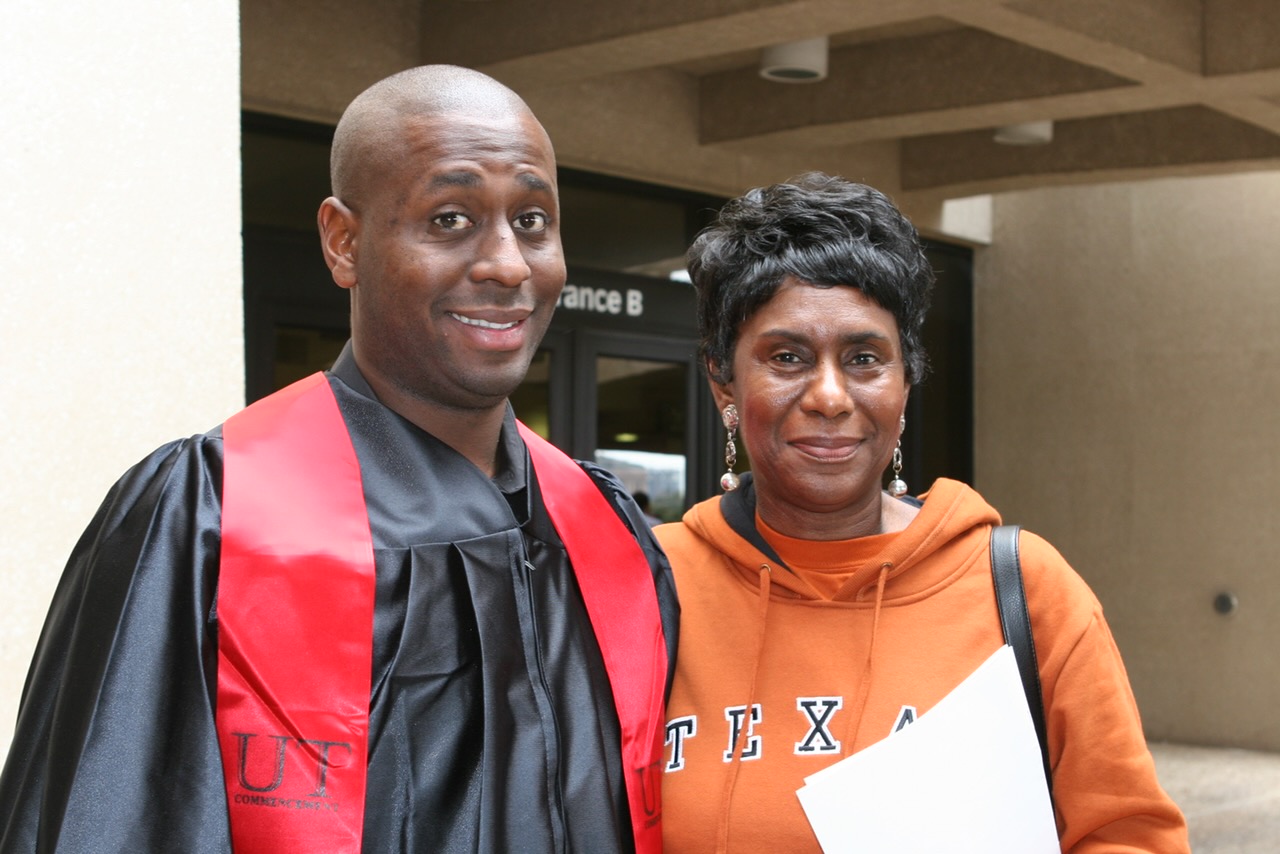 Shivers + his mother Yvonne Shivers