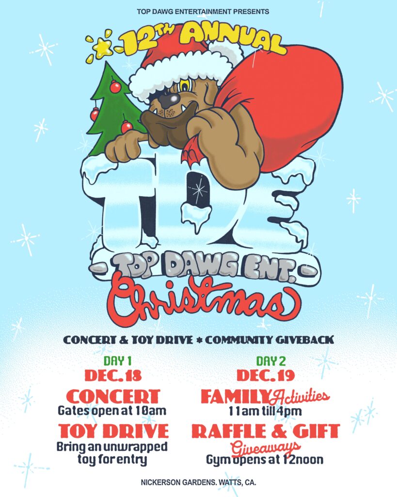 Top Dawg Entertainment Hosting Annual Holiday Charity Concert