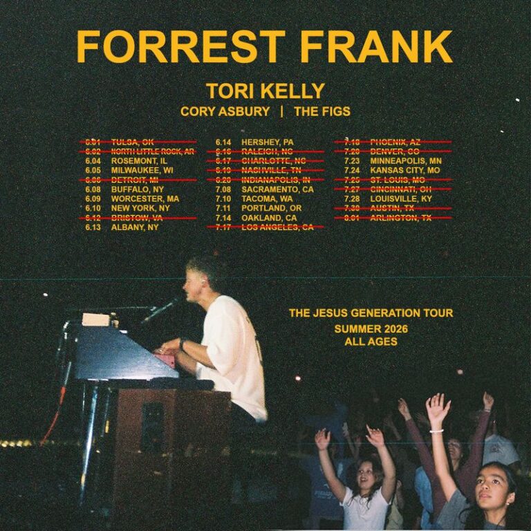 Forrest Frank Releases New Single Thankful 2026 Tour Surpasses 470K WjqKwNbU 768x768