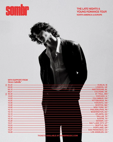 sombe tour poster from april