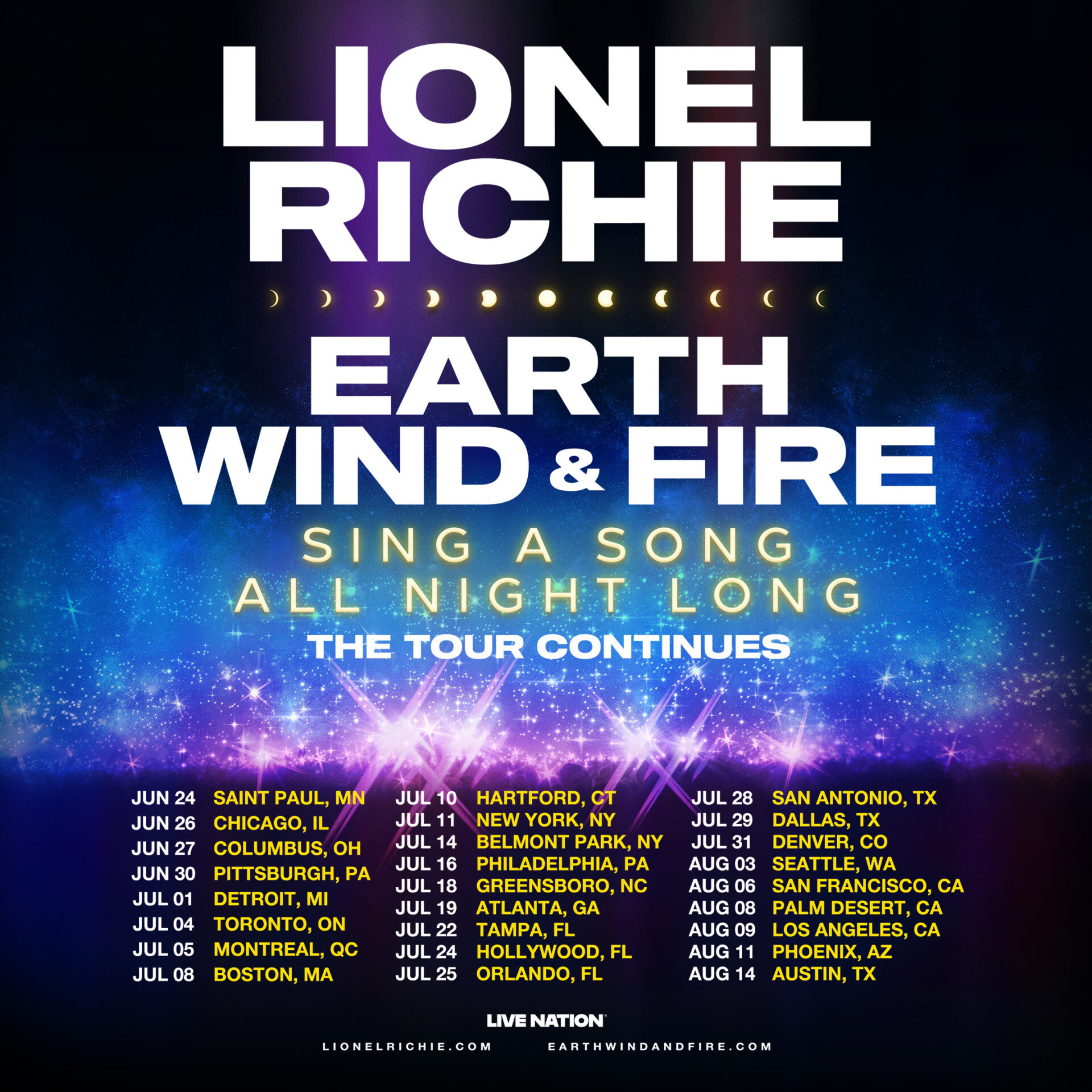 LionelRichie EarthWindAndFire 2026 All Dates 2160x2160