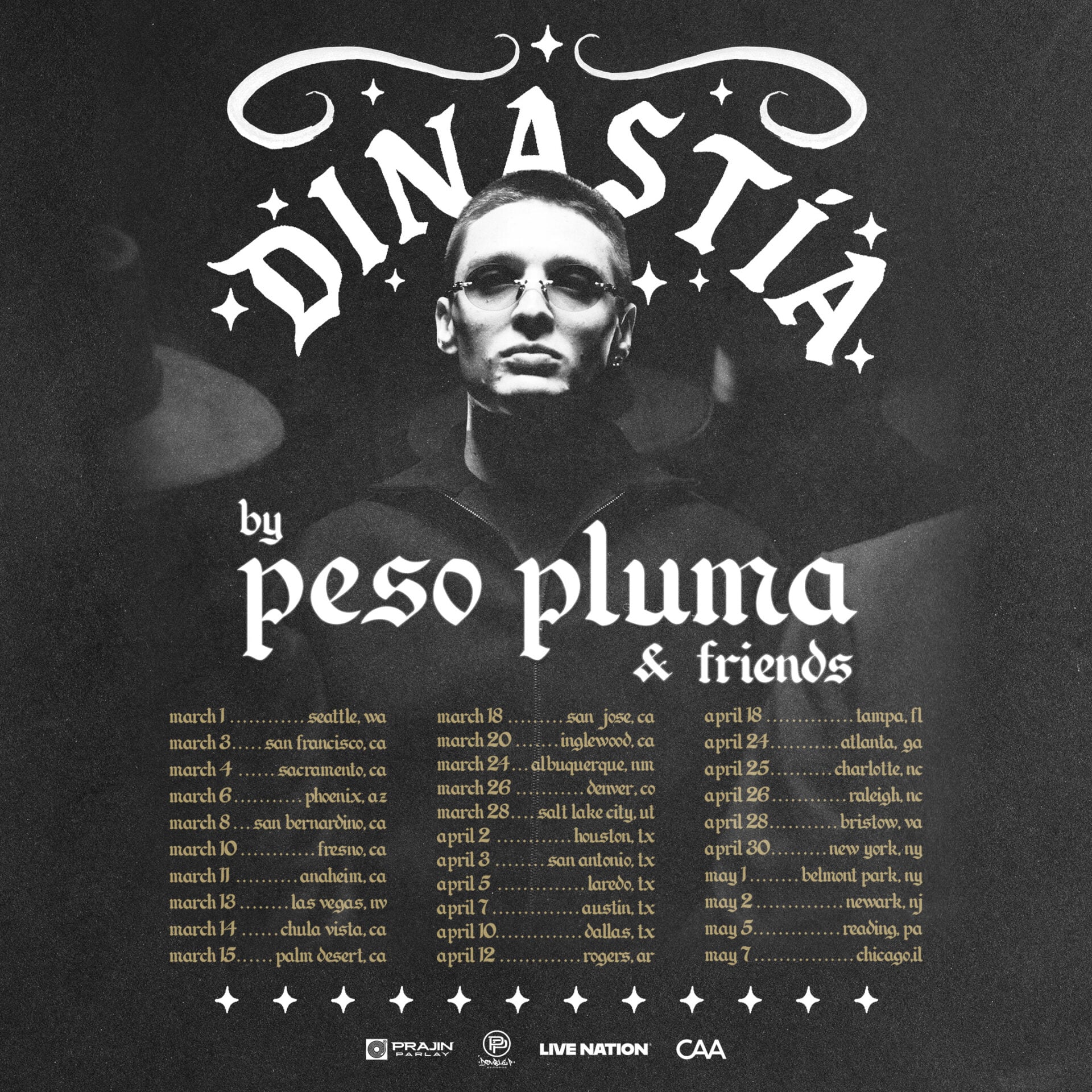 PesoPluma 2026 All Dates 2160x2160