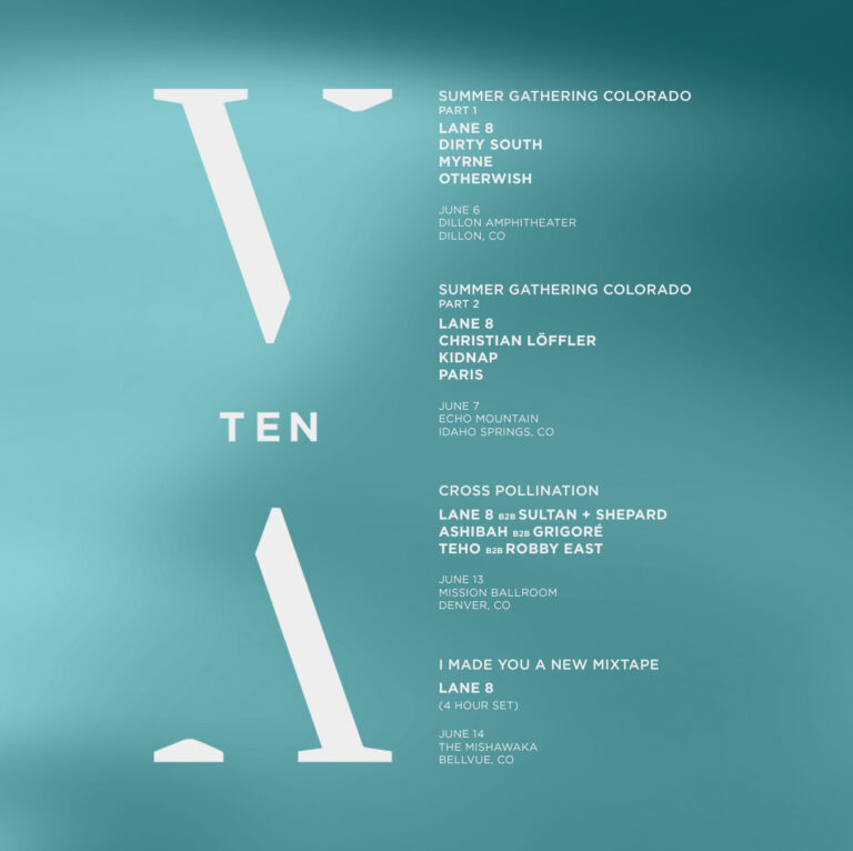 TNH10 Full line up Colarado Square