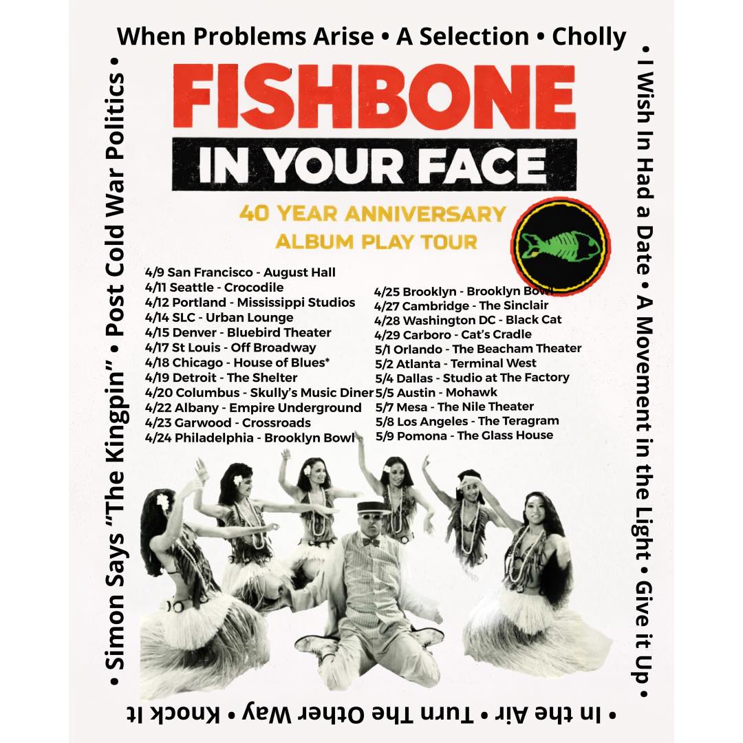 FishboneB In Your Face Tour 2026