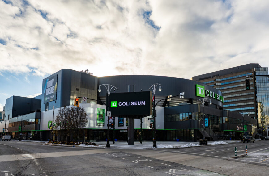 TD Coliseum Exterior of Marquee